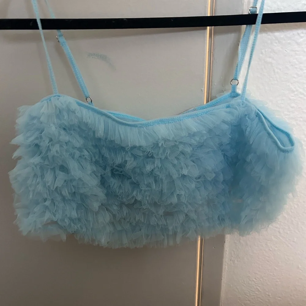 Dyspnea Riff Raff Top in Blue - Picture 6 of 6